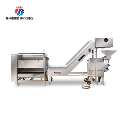 Roller washing and cutting production line Fruit Vegetable FOOD processing production Machine