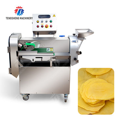 Double-head vegetable cutting machine conveyor belt can be removed Ginger Potato Carrot radish Taro Sweet potato Yam corn Saiko persimmon Leafy vegetables Cutting