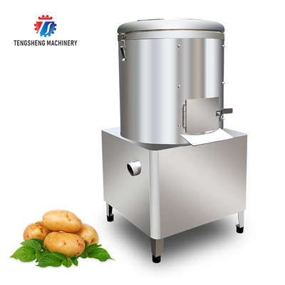 Desktop Fruit And Vegetable Peeler Machine Potato Barrel Peeling Equipment