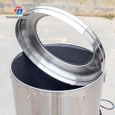 Desktop Fruit And Vegetable Peeler Machine Potato Barrel Peeling Equipment