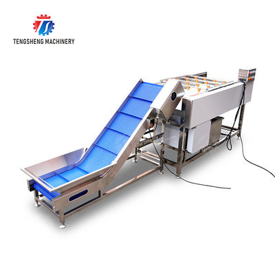 Orange Potato  Onions Ginger Potato Carrot Taro Sweet potato Yam Saiko persimmon papaya horseshoe Simple melon and fruit lifting and brush roller cleaning production line