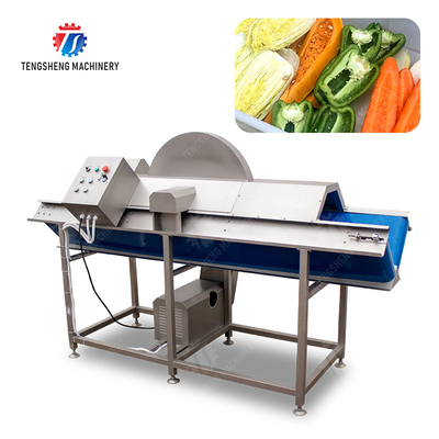 Máquina de corte de frutas e vegetais ao meio: maçã, mamão, chieh-qua, abóbora, cabaça de cera, batata, cenoura, rabanete, inhame, melancia, melão Hami, pepino, bucha, melão de São Caetano, acelga, repolho chinês.