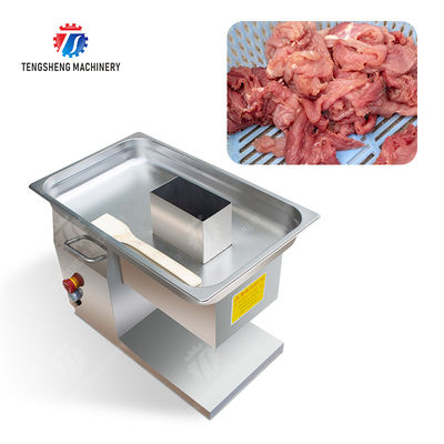 carne de porco fresca de aço inoxidável Dicer da máquina de processamento da carne do vertical 0.55kw